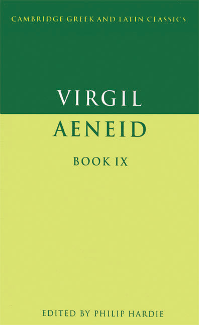 Virgil: Aeneid Book IX (Paperback) 9780521359528