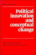 Political Innovation and Conceptual Change (Paperback) 9780521359788
