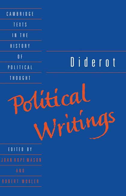 Diderot: Political Writings (Hardback) 9780521360449