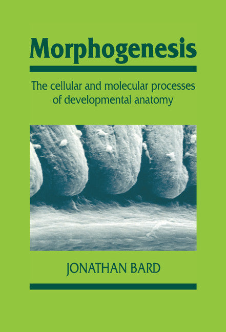 Morphogenesis; The Cellular and Molecular Processes of Developmental Anatomy (Hardback) 9780521361965