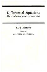 Differential Equations; Their Solution Using Symmetries (Paperback) 9780521366892