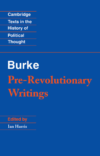 Pre-Revolutionary Writings (Paperback) 9780521368001