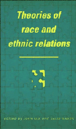 Theories of Race and Ethnic Relations (Paperback) 9780521369398