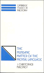 The Mundane Matter of the Mental Language (Hardback) 9780521370318