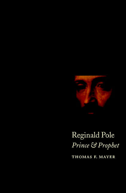 Reginald Pole; Prince and Prophet (Hardback) 9780521371889