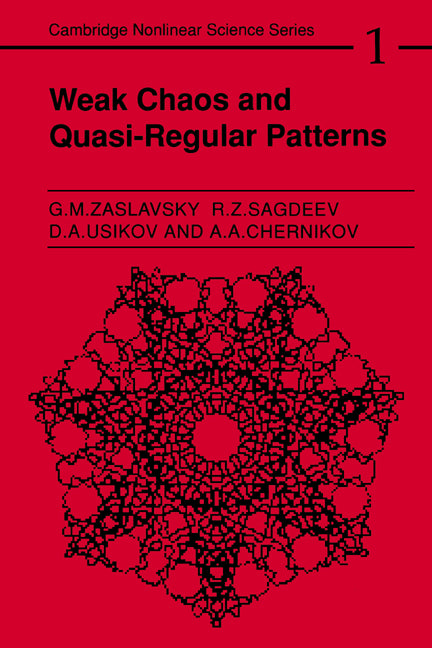 Weak Chaos and Quasi-Regular Patterns (Hardback) 9780521373173