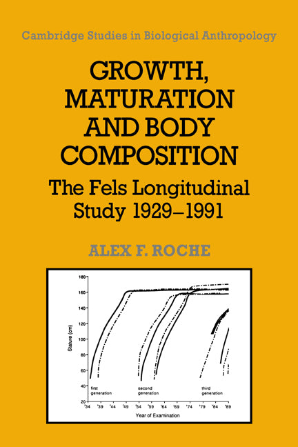 Growth, Maturation, and Body Composition; The Fels Longitudinal Study 1929–1991 (Hardback) 9780521374491