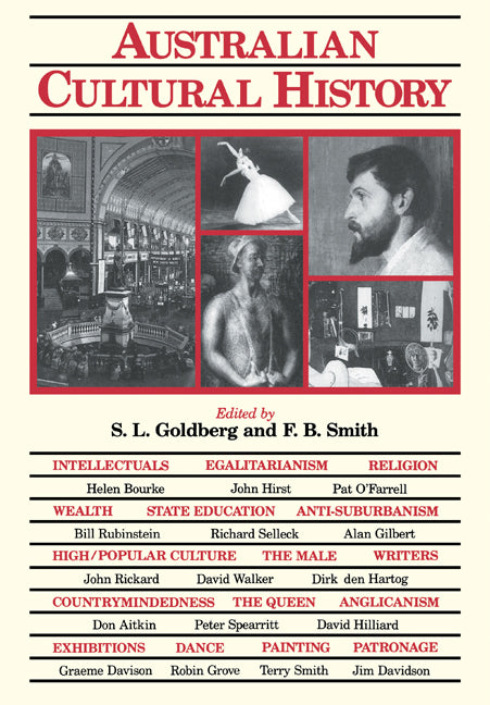 Australian Cultural History (Paperback) 9780521377584