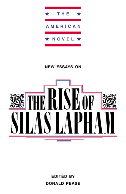 New Essays on The Rise of Silas Lapham (Paperback) 9780521378987