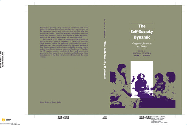 The Self-Society Dynamic; Cognition, Emotion and Action (Hardback) 9780521384339