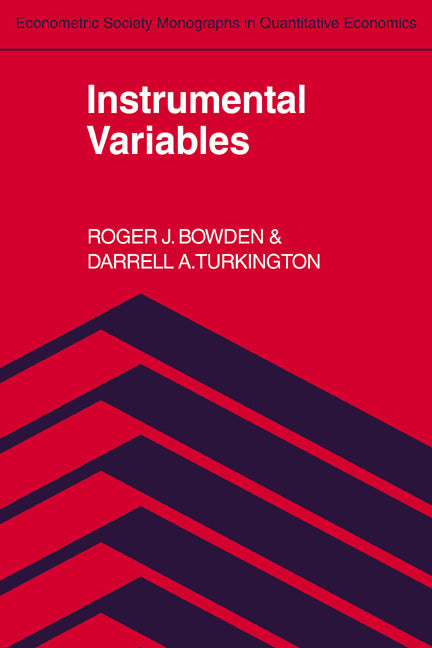 Instrumental Variables (Paperback) 9780521385824