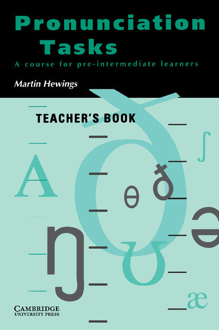 Pronunciation Tasks Teacher's book; A Course for Pre-intermediate Learners (Paperback) 9780521386104