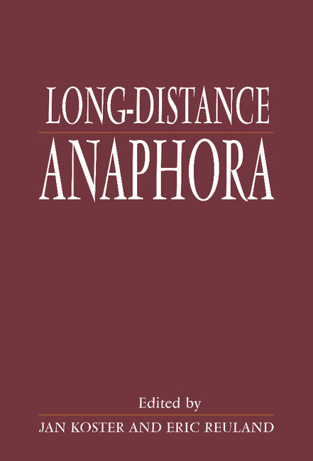 Long Distance Anaphora (Hardback) 9780521391115
