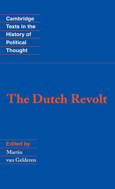 The Dutch Revolt (Hardback) 9780521391221