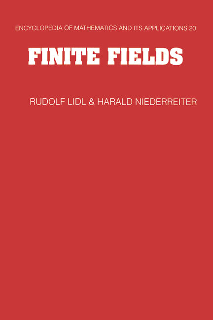 Finite Fields (Hardback) 9780521392310