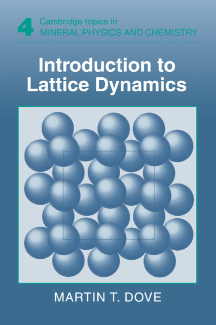 Introduction to Lattice Dynamics (Hardback) 9780521392938