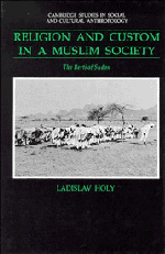 Religion and Custom in a Muslim Society; The Berti of Sudan (Hardback) 9780521394857