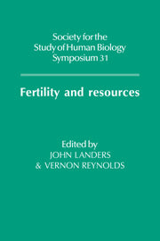 Fertility and Resources (Paperback / softback) 9780521103039
