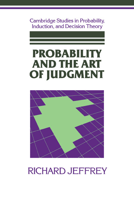 Probability and the Art of Judgment (Paperback) 9780521397704