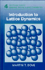 Introduction to Lattice Dynamics (Paperback) 9780521398947