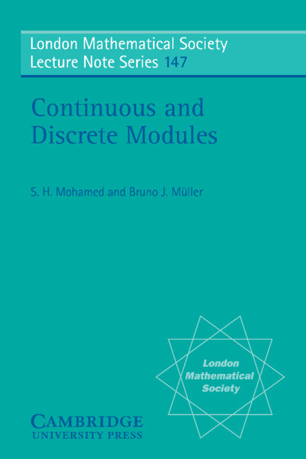 Continuous and Discrete Modules (Paperback) 9780521399753