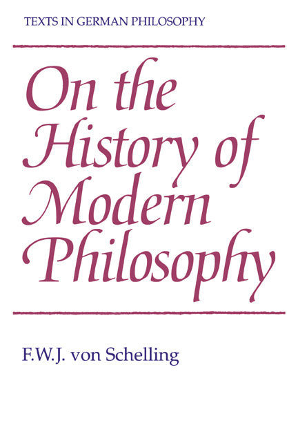 On the History of Modern Philosophy (Hardback) 9780521402996