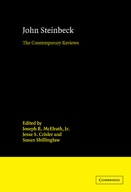 John Steinbeck; The Contemporary Reviews (Hardback) 9780521410380