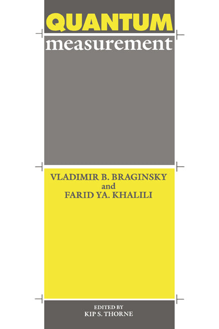 Quantum Measurement (Hardback) 9780521419284