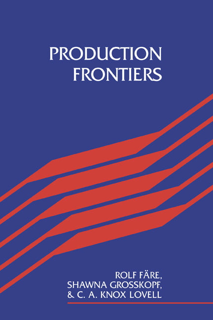 Production Frontiers (Hardback) 9780521420334