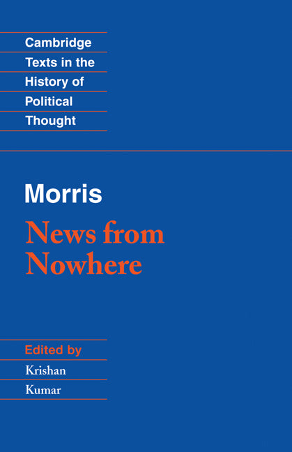 Morris: News from Nowhere (Paperback) 9780521422338