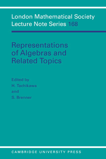 Representations of Algebras and Related Topics (Paperback) 9780521424110