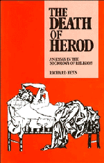 The Death of Herod; An Essay in the Sociology of Religion (Paperback) 9780521425025