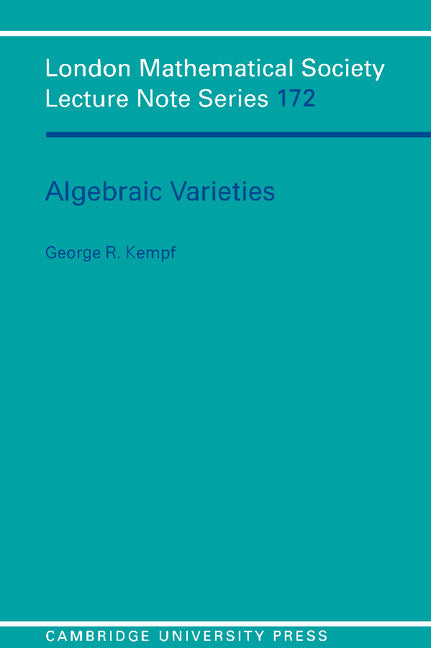 Algebraic Varieties (Paperback) 9780521426138