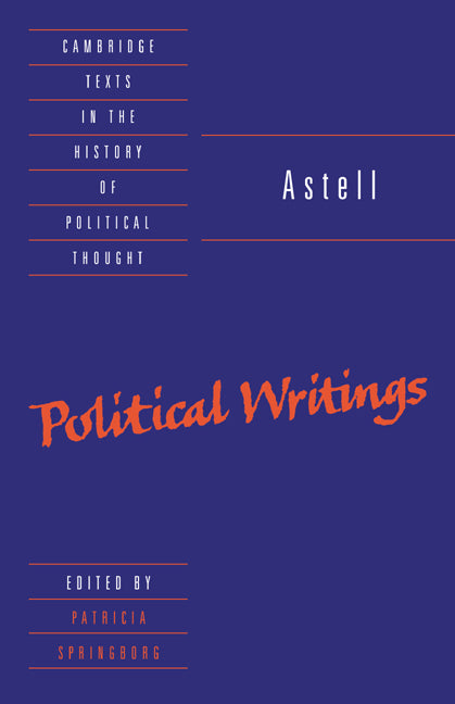 Astell: Political Writings (Paperback) 9780521428453