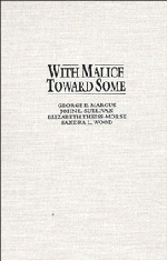 With Malice toward Some; How People Make Civil Liberties Judgments (Hardback) 9780521433969