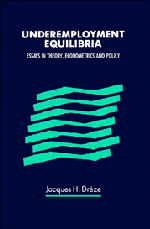 Underemployment Equilibria; Essays in Theory, Econometrics and Policy (Paperback) 9780521435246