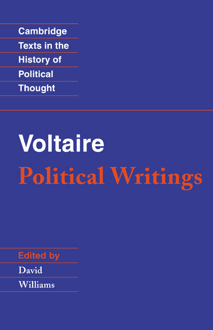 Voltaire: Political Writings (Paperback) 9780521437271