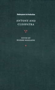 Antony and Cleopatra (Hardback) 9780521443067