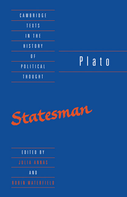 Plato: The Statesman (Paperback) 9780521447782