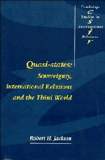 Quasi-States; Sovereignty, International Relations and the Third World (Paperback) 9780521447836