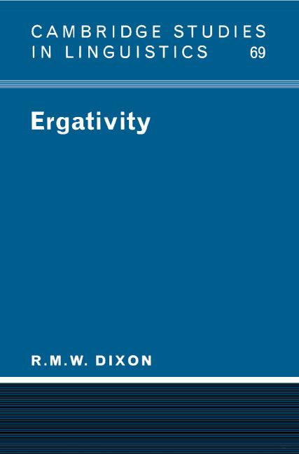 Ergativity (Paperback) 9780521448987