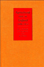 Agricultural Rent in England, 1690–1914 (Hardback) 9780521450539
