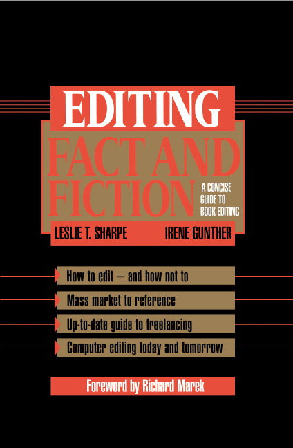 Editing Fact and Fiction; A Concise Guide to Book Editing (Paperback) 9780521456937