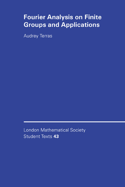 Fourier Analysis on Finite Groups and Applications (Paperback) 9780521457187