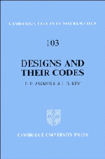 Designs and their Codes (Paperback) 9780521458399