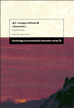 Air Composition and Chemistry (Paperback) 9780521459723