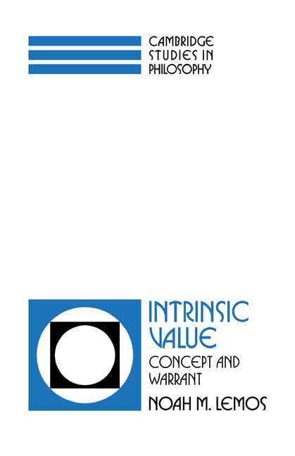 Intrinsic Value; Concept and Warrant (Hardback) 9780521462075