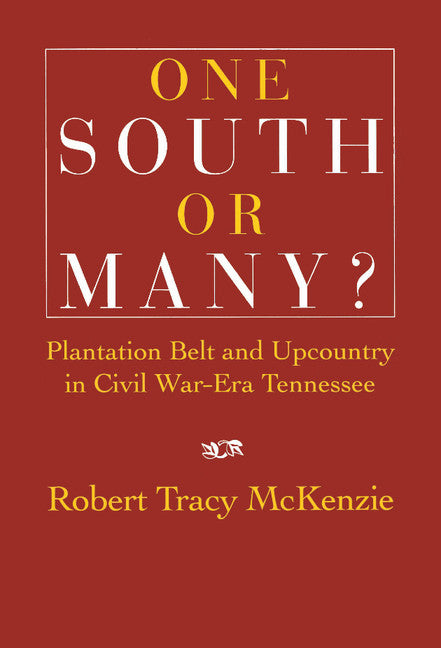 One South or Many?; Plantation Belt and Upcountry in Civil War-Era Tennessee (Hardback) 9780521462709