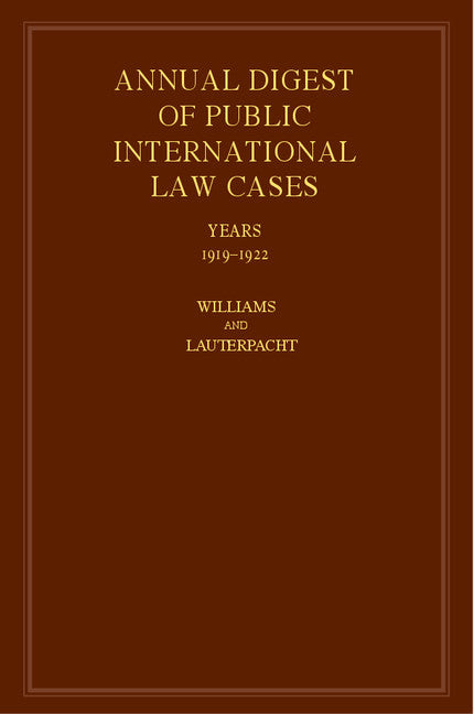 International Law Reports (Hardback) 9780521463461