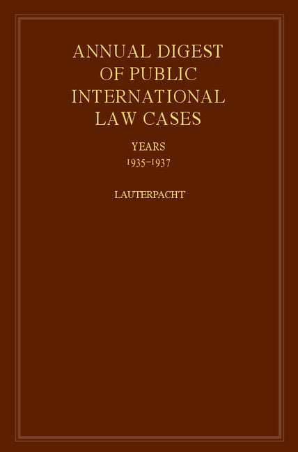 International Law Reports (Hardback) 9780521463539